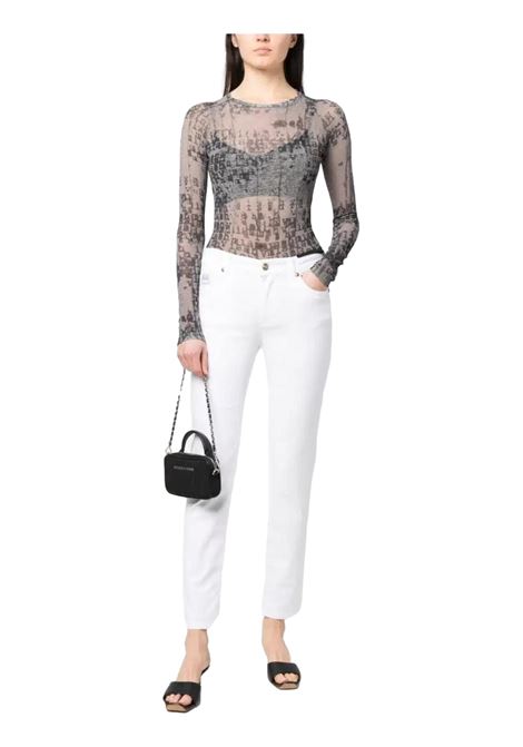 JEANS SLIM CON RICAMO LOGO VERSACE JEANS COUTURE VERSACE JEANS COUTURE | Pantaloni | 74HAB5S0 CEW01003